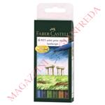 FABER CASTELL COLORI PER PAESAGGI PITT PEN. CONF 6 PZ.